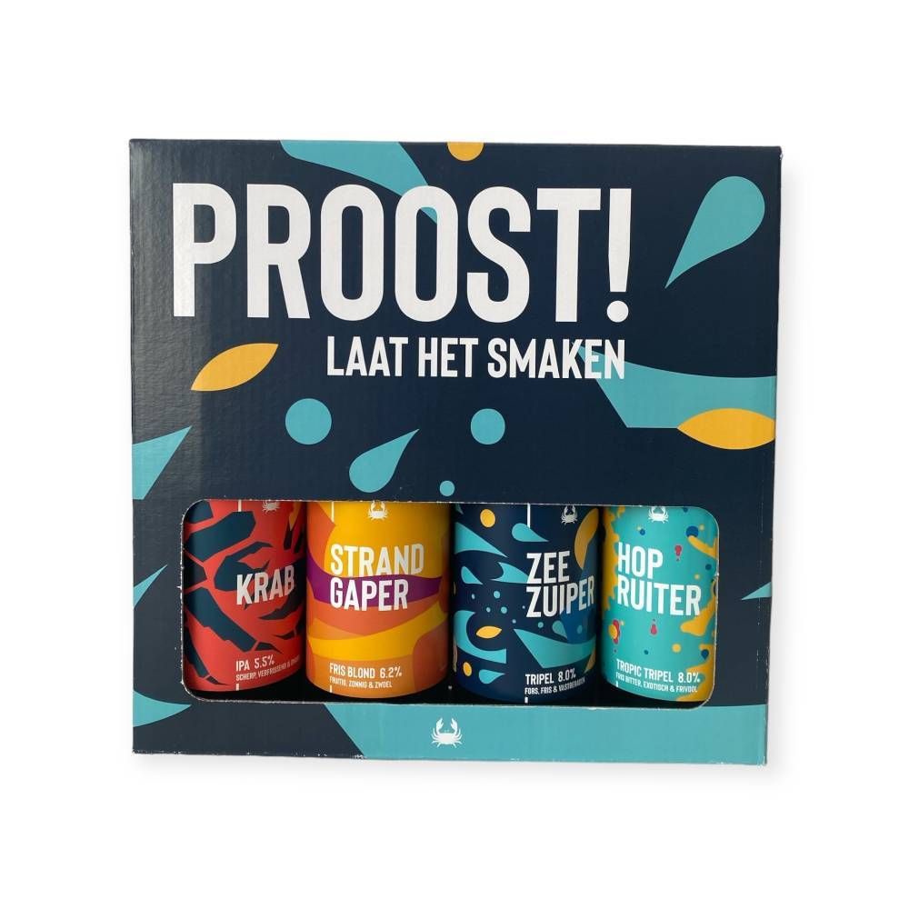 Scheldebrouwerij - Giftpack Proost laat het smaken 4x30 cl