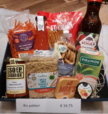 Cadeaupakket: Bio pakket (kerst)(Alleen in de winkel verkrijgbaar indien de producten nog op voorraad zijn)