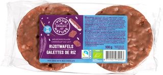 Rijstwafels melkchocolade Your Organic Nature 100 gram