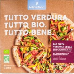 Bio pizza verdura followfood 339 gram