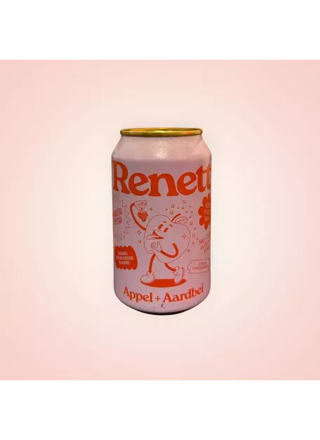 Renett appel+aardbei per blik (inclusief statiegeld