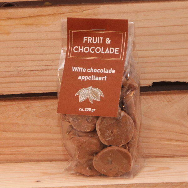 Witte chocolade appeltaart 150 gram