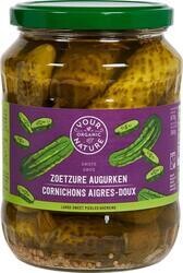 Zoetzure augurken bio 680 gram