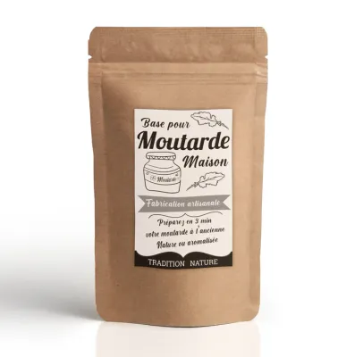 Base pour moutarde maison 100 g - lot de 5 | Sachet zippé