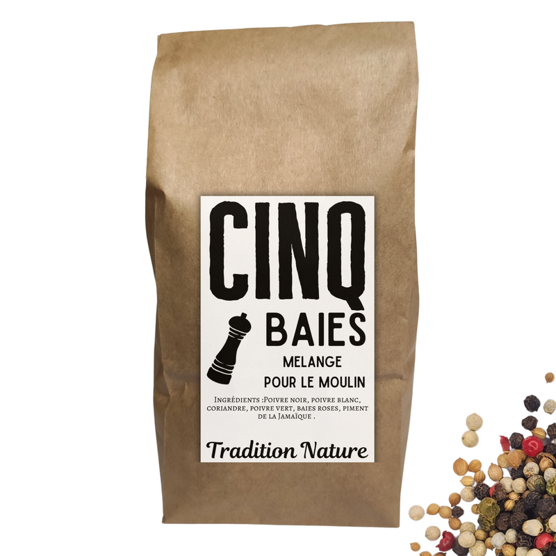 Mélange 5 baies vrac 500 g | Cinq baies
