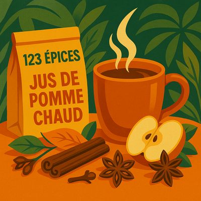 Epices jus de pomme chaud
