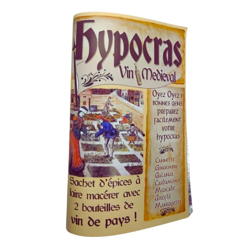 Hypocras Epices pour  2 bouteilles de vin - Par 12 sachets de 40 g
