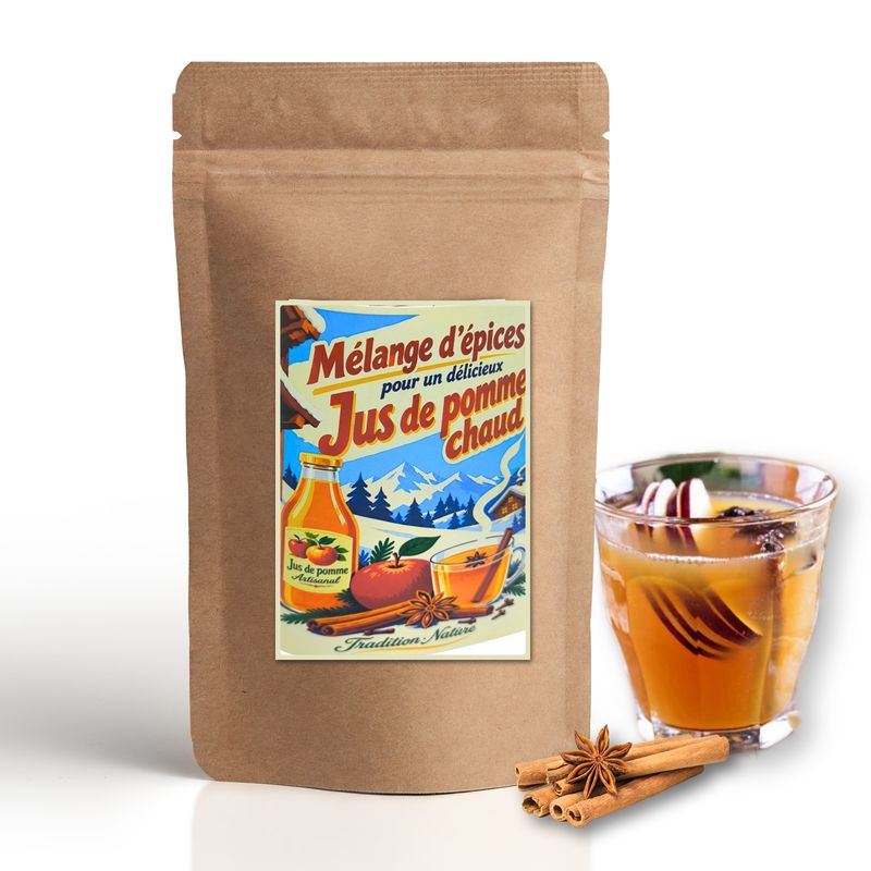 Jus de pomme chaud - Mélange d'Epices vrac 200 g [pour 15 litres]
