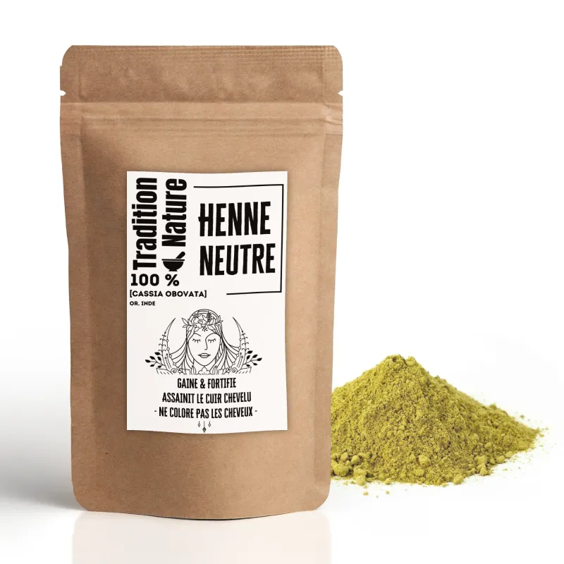 [LOT DE 6] Henné Neutre (Cassia Obovata) – 200 g