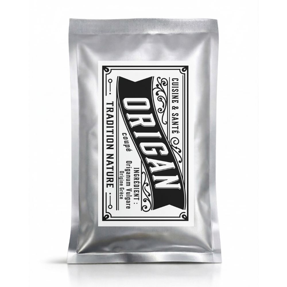 Origan coupé (Grèce) 25g — Recharge sachet argenté