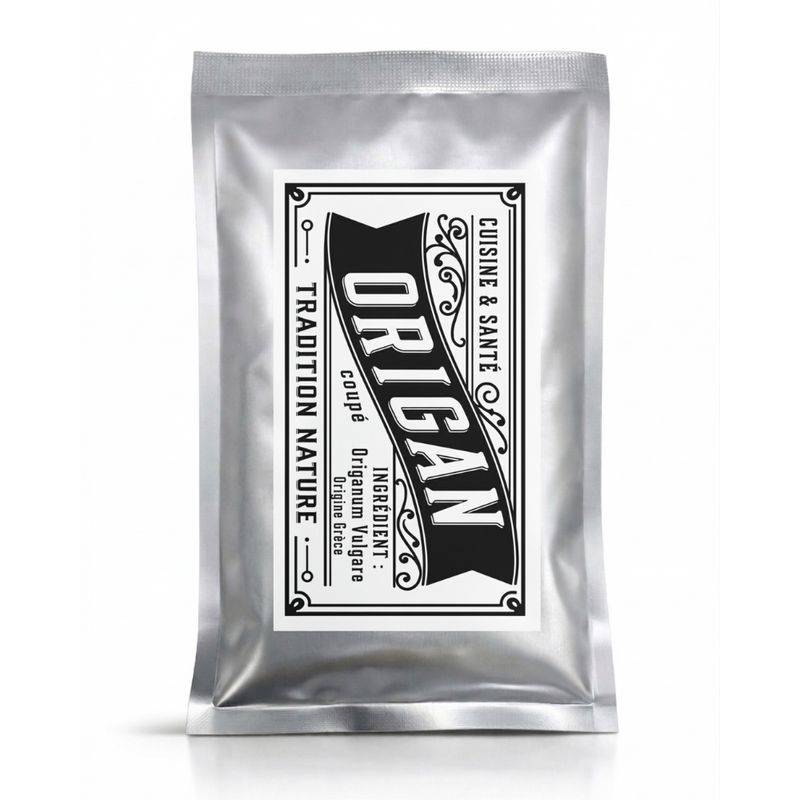 Origan coupé (Grèce) 25g — Recharge sachet argenté