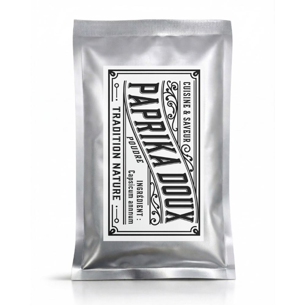 Paprika doux 35g — Recharge sachet argenté