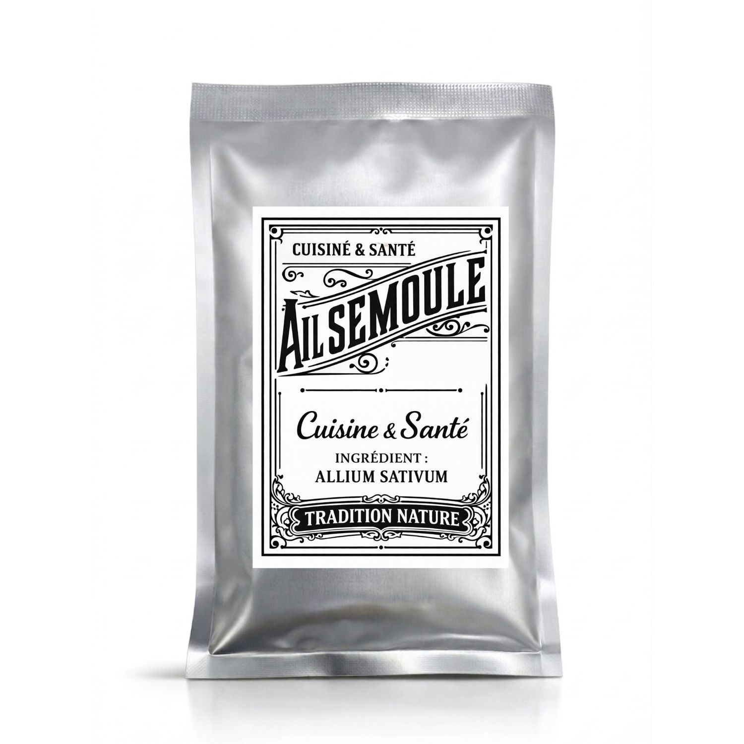 Ail semoule 35g — Recharge sachet argenté