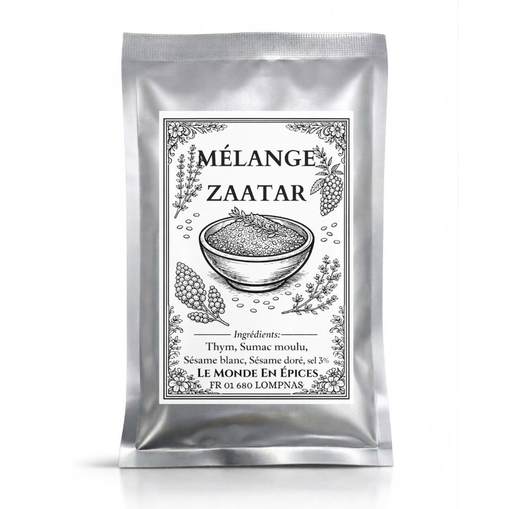 Za'atar 35g — Recharge sachet argenté