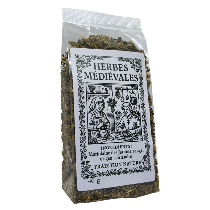 Herbes médiévales - Mélange d'herbes aromatiques et coriandre 40 g