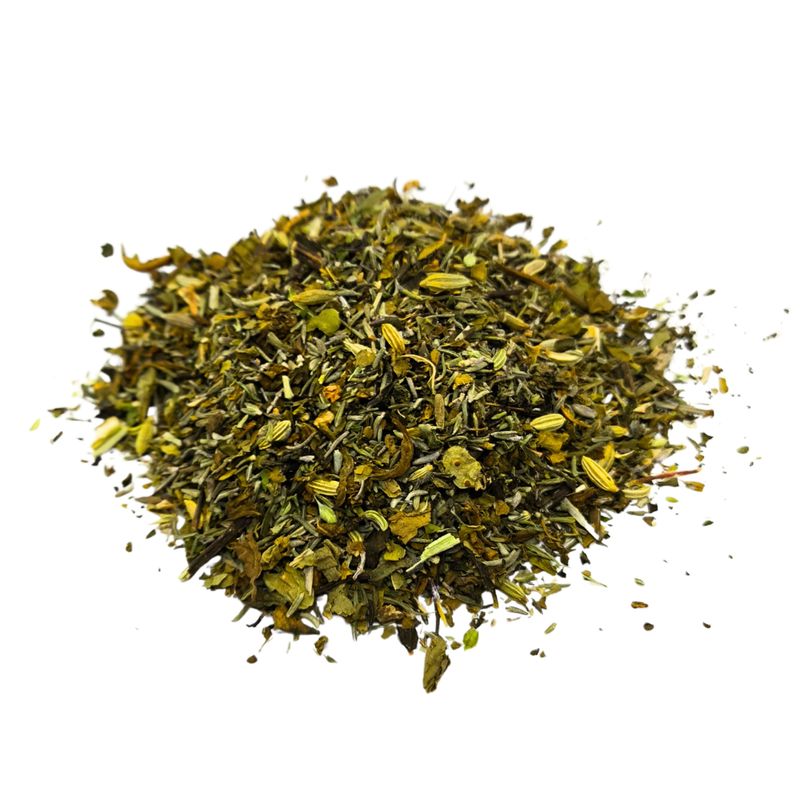L’Infusion Réconfortante – Thym, Menthe &amp; Mauve 90 G | Vrac 500 g