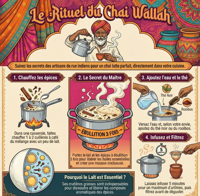 Epices Chai Latte Tchai Masala - vrac 1Kg