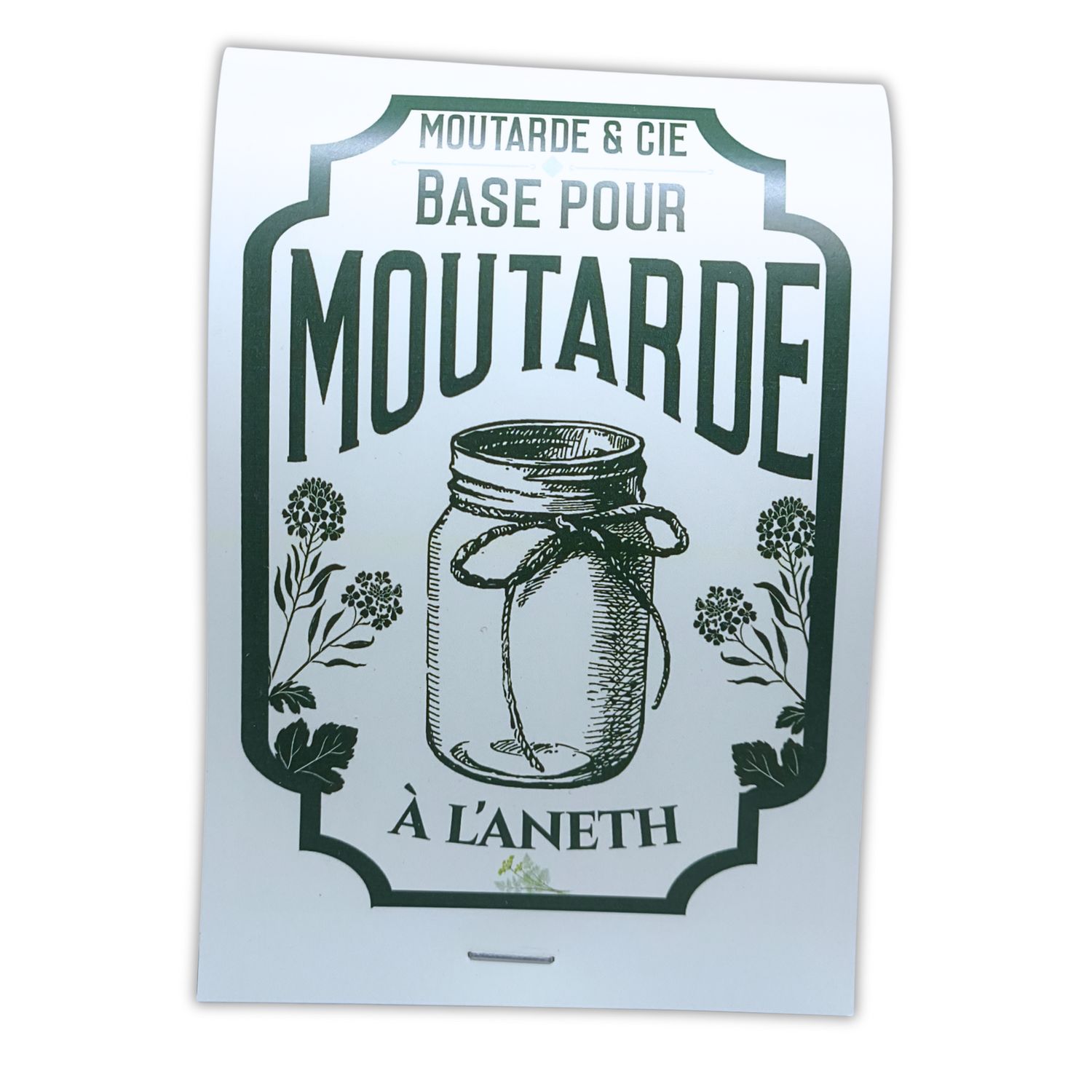 Moutarde maison à l'aneth 50 g - Lot de 12 | Cartonnette