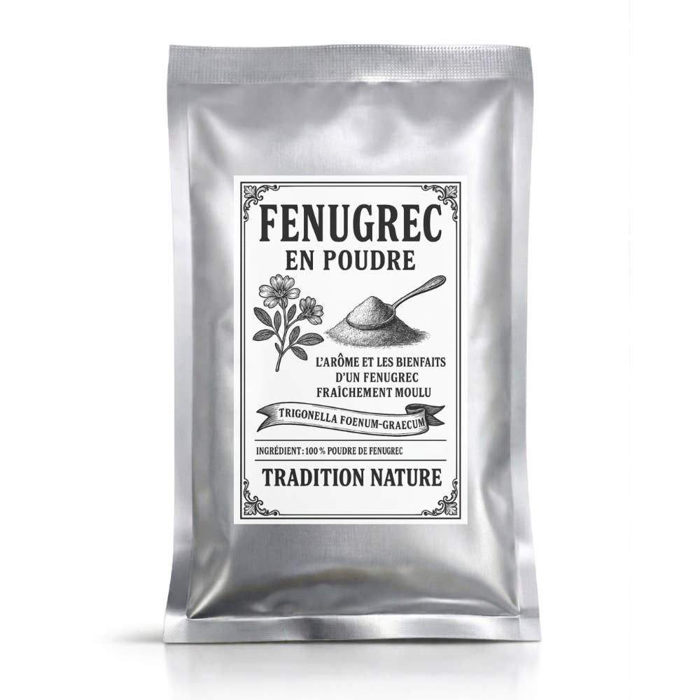 Fenugrec moulu 35 g — Recharge sachet argenté