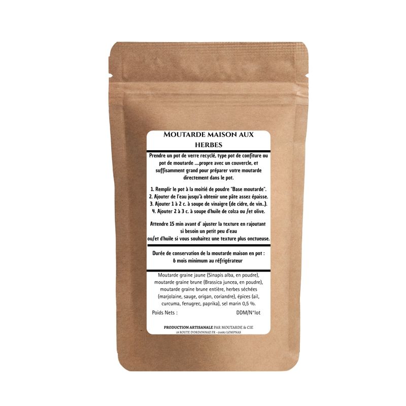 Moutarde maison aux herbes - Vrac 1 kg