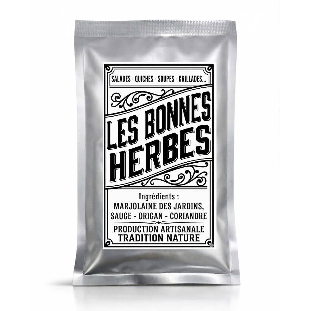 Les Bonnes Herbes 15g — Sachet rétro artisanal