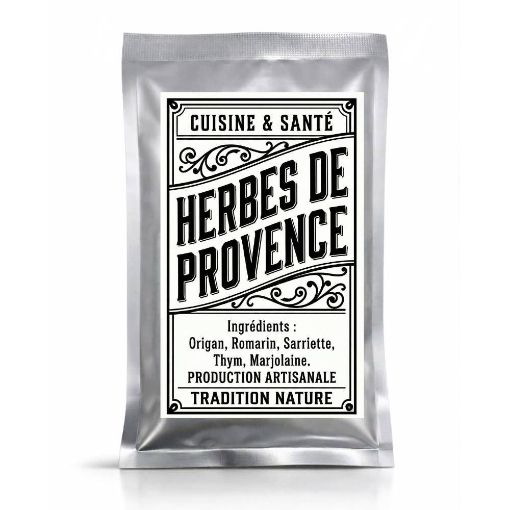 Herbes de Provence 30g — Sachet fraîcheur rétro artisanal