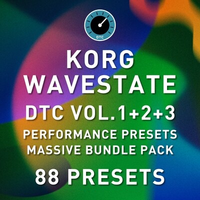 Korg Wavestate - DTC Vol.1+2+3 Bundle - 88 Performance Presets