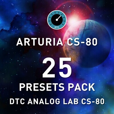 Arturia - DTC Analog Lab CS-80 - 25 Preset Pack
