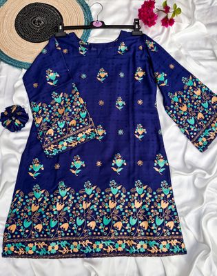 Short Kurti - Blue