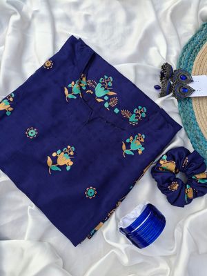 Short Kurti - Blue