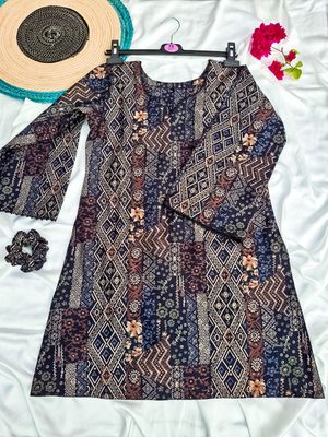 Short Kurti - Black
