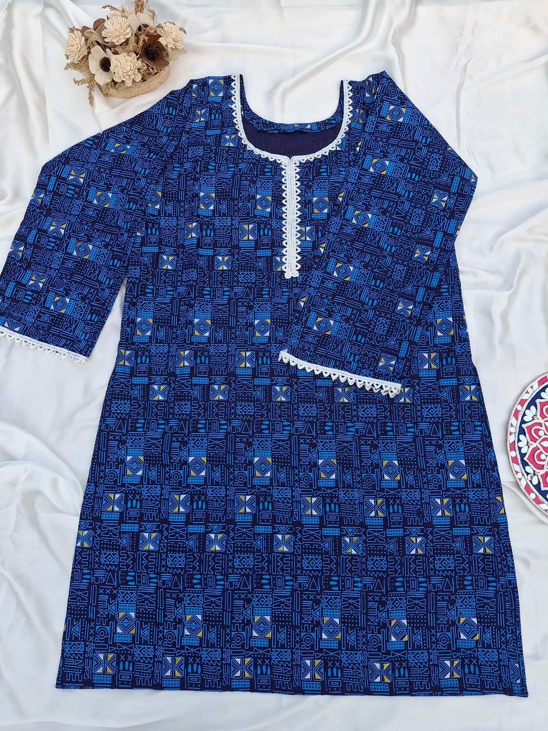 Short Kurti - Blue (2)