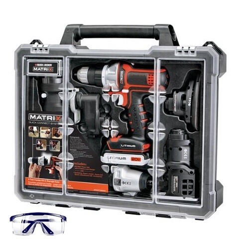 6-Tool 20-Volt Max Power Tool Combo Kit with Hard Case