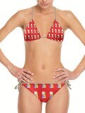 BIKINI CLAIRE DONNA BIONDA ROSSO