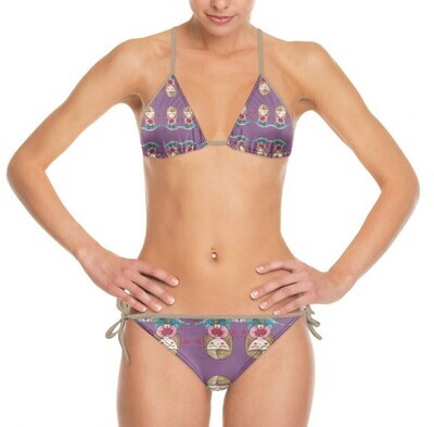 BIKINI CLAIRE DONNA CUORE LILLA