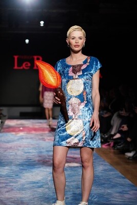 Vestito Casual donna luna blu