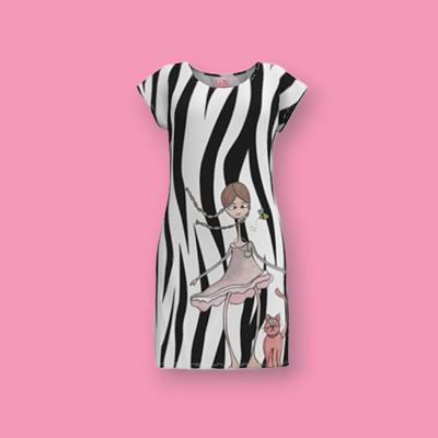 Vestito Casual donna gatto