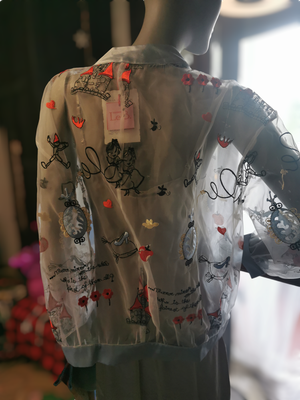 Bomber in organza favole