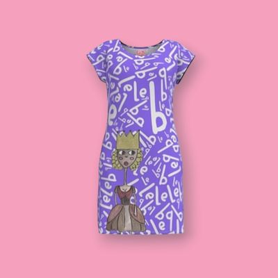 Vestito Casual donna regina lilla