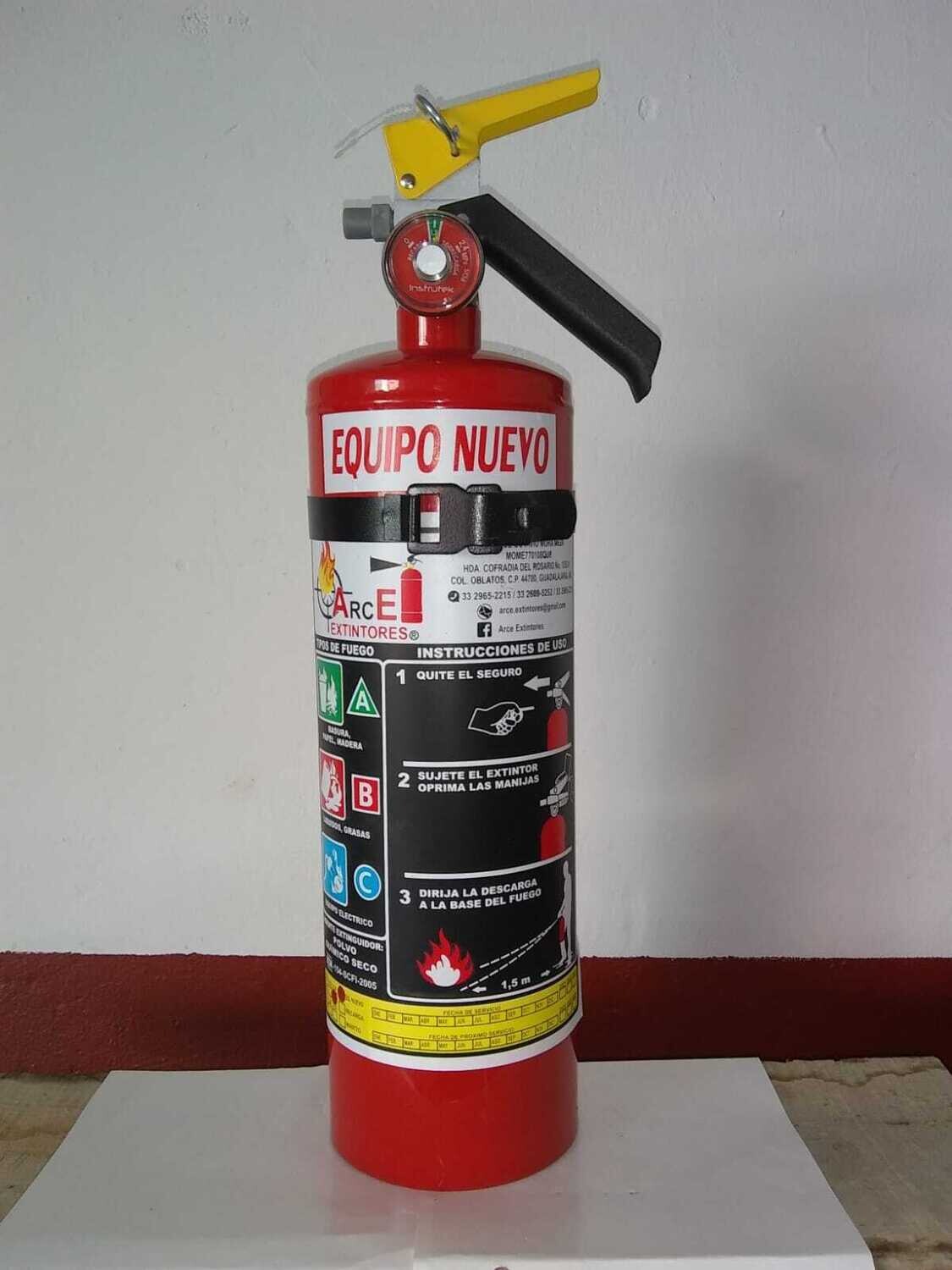 Extintor de Polvo Químico Seco 1Kg