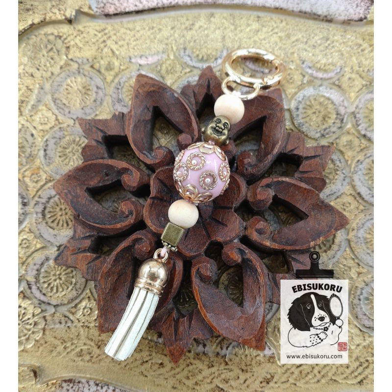 Avaimenperä Aasia "BUDDHA/PINK"