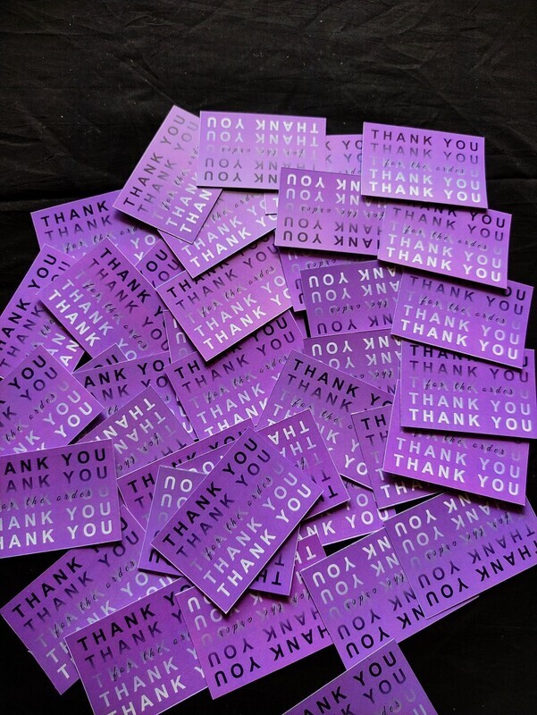 Single Sided Cards - Thank You/ Business / Greeting Cards