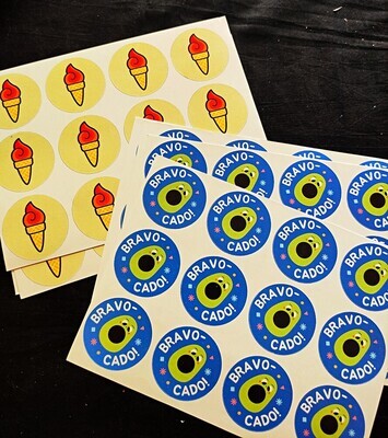 Circular Stickers - Brand Logo/ Thank You/ Freebies Sticker