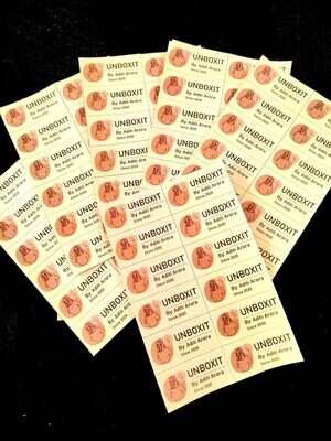 Rectangle or Square Stickers - Logo/Freebies/Tag/Thank You