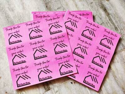 Rectangle or Square Stickers - Logo/Freebies/Tag/Thank You