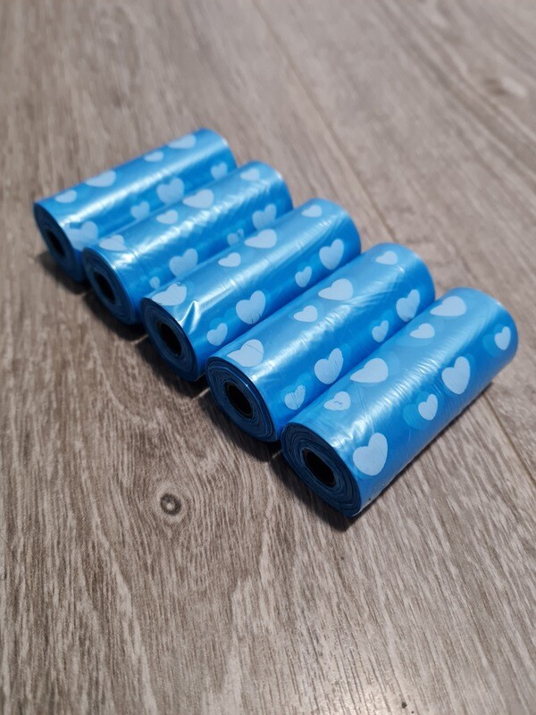Blue Poop Bags
