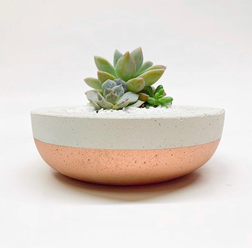 Round Concrete Pot