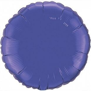 фольгированный круг 18" фиолетовый