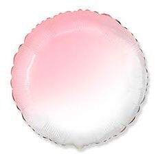 фольгированный круг 18" градиент розовый