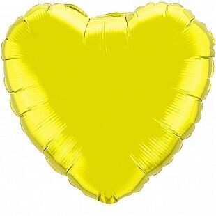 фольгированное сердце 18" золото